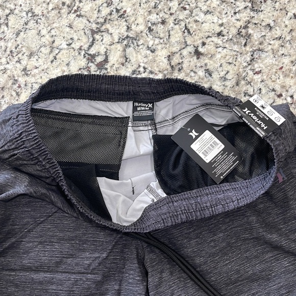 Hurley Mens Pull On Hybrid Walk Short Size Medium Charcoal Gray NWT - Picture 5 of 8